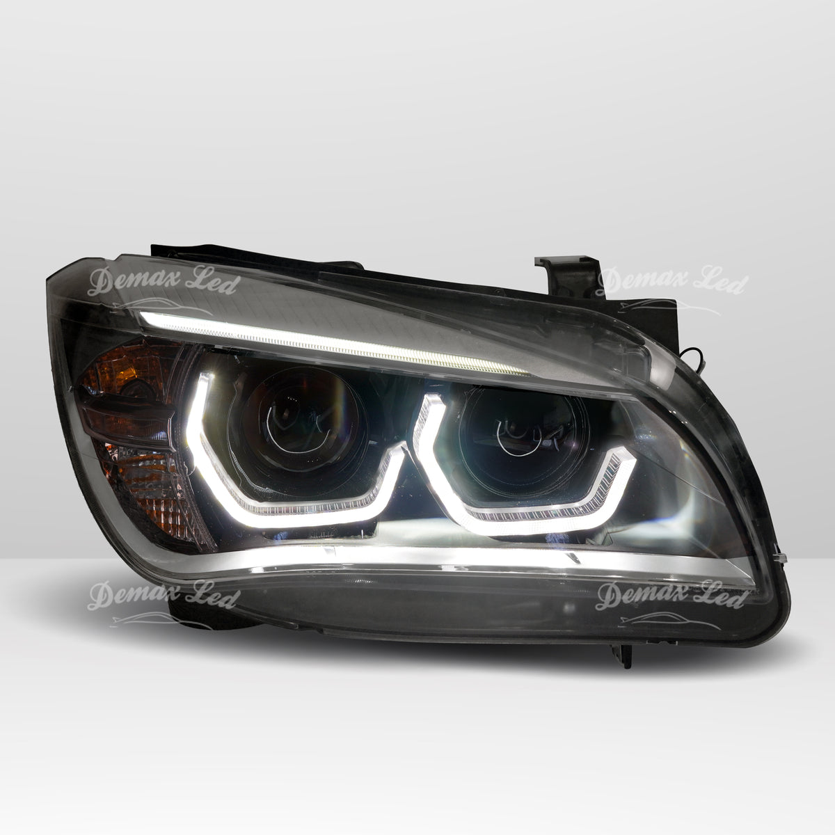 BMW X1 E84 Full LED headlights with position lights on