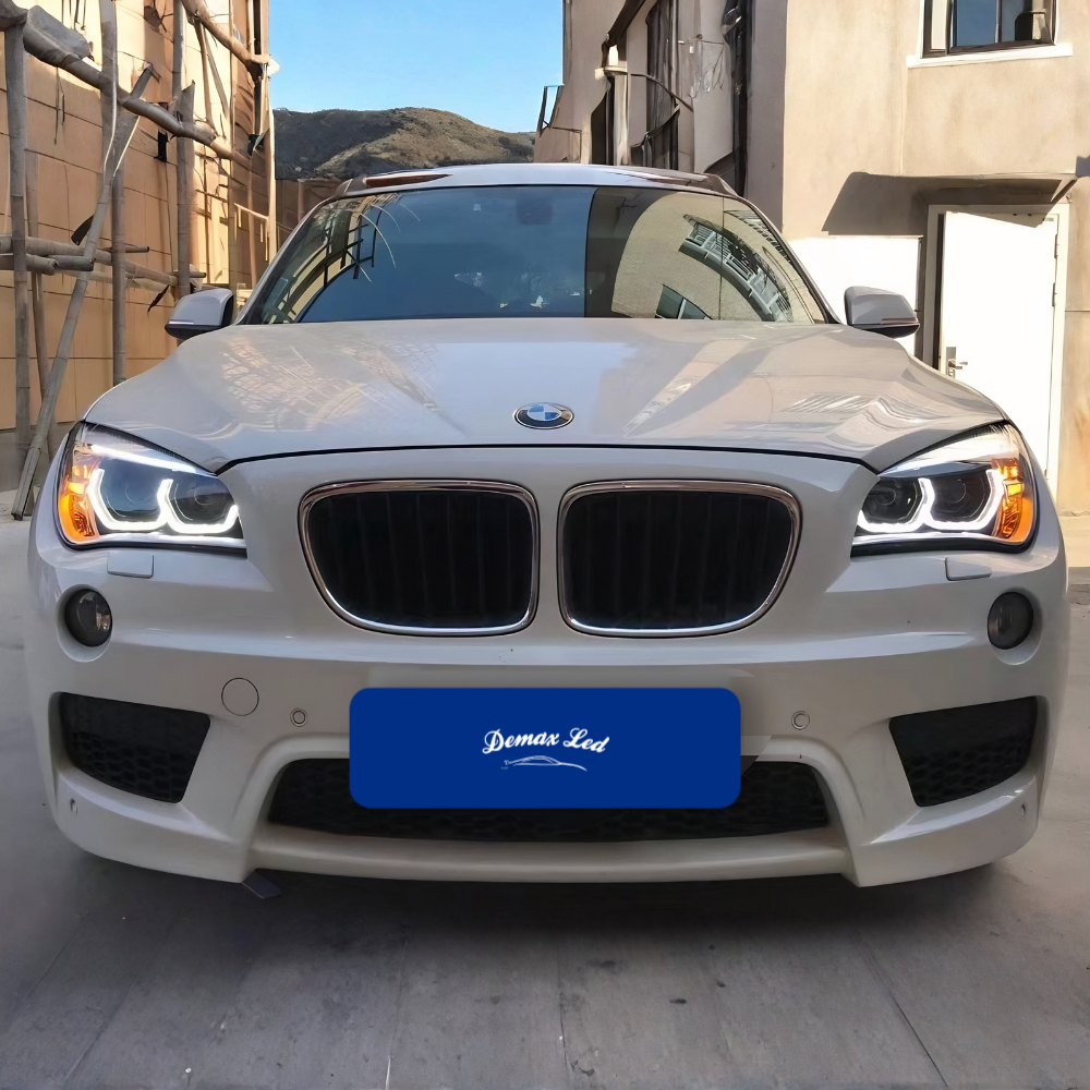 BMW X1 E84 with DEMAX Full LED headlights, front view